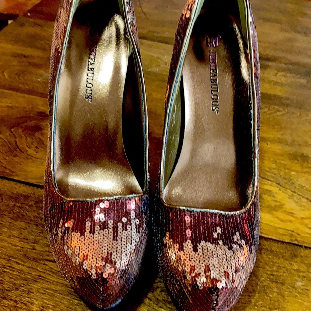 Sequinned stilettos new
